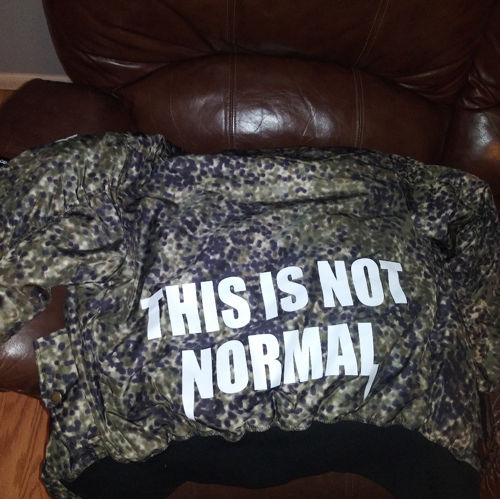 Jacket with patches